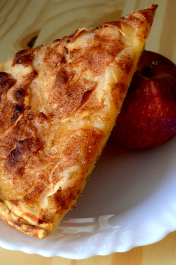 tarte aux pommmes, pommes carameilisées,