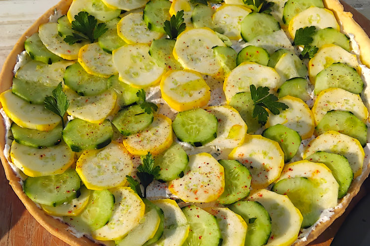 courgette, tarte, tarte aux courgettes
