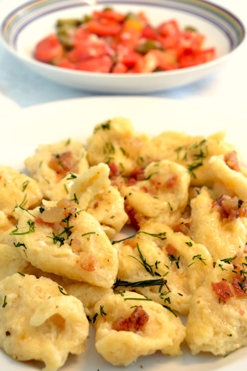 kluski, spätzle, kluski kładzione